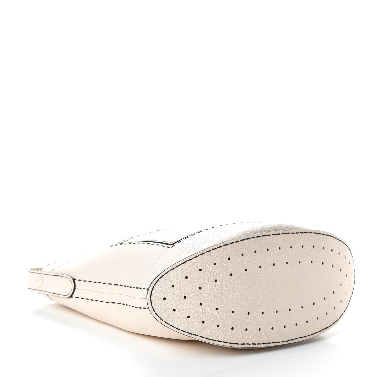 Delvaux Taurillon Pin Daily Surpique Bucket Ivory 4 of 9
