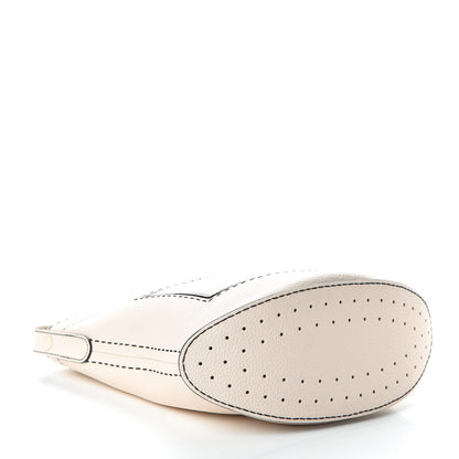 Delvaux Taurillon Pin Daily Surpique Bucket Ivory 4 of 9