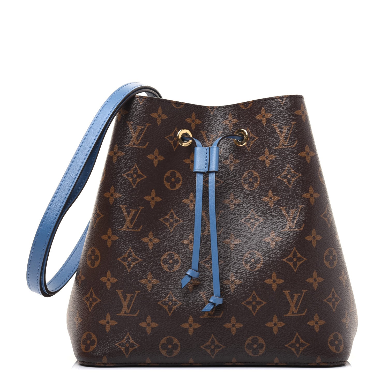 Louis Vuitton Monogram Neonoe MM Blue Jean 1 of 16