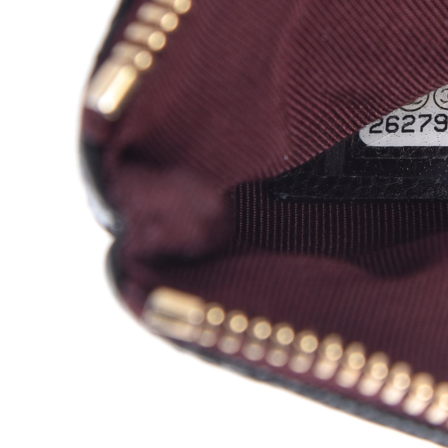 Caviar Quilted Small Cosmetic Case Black