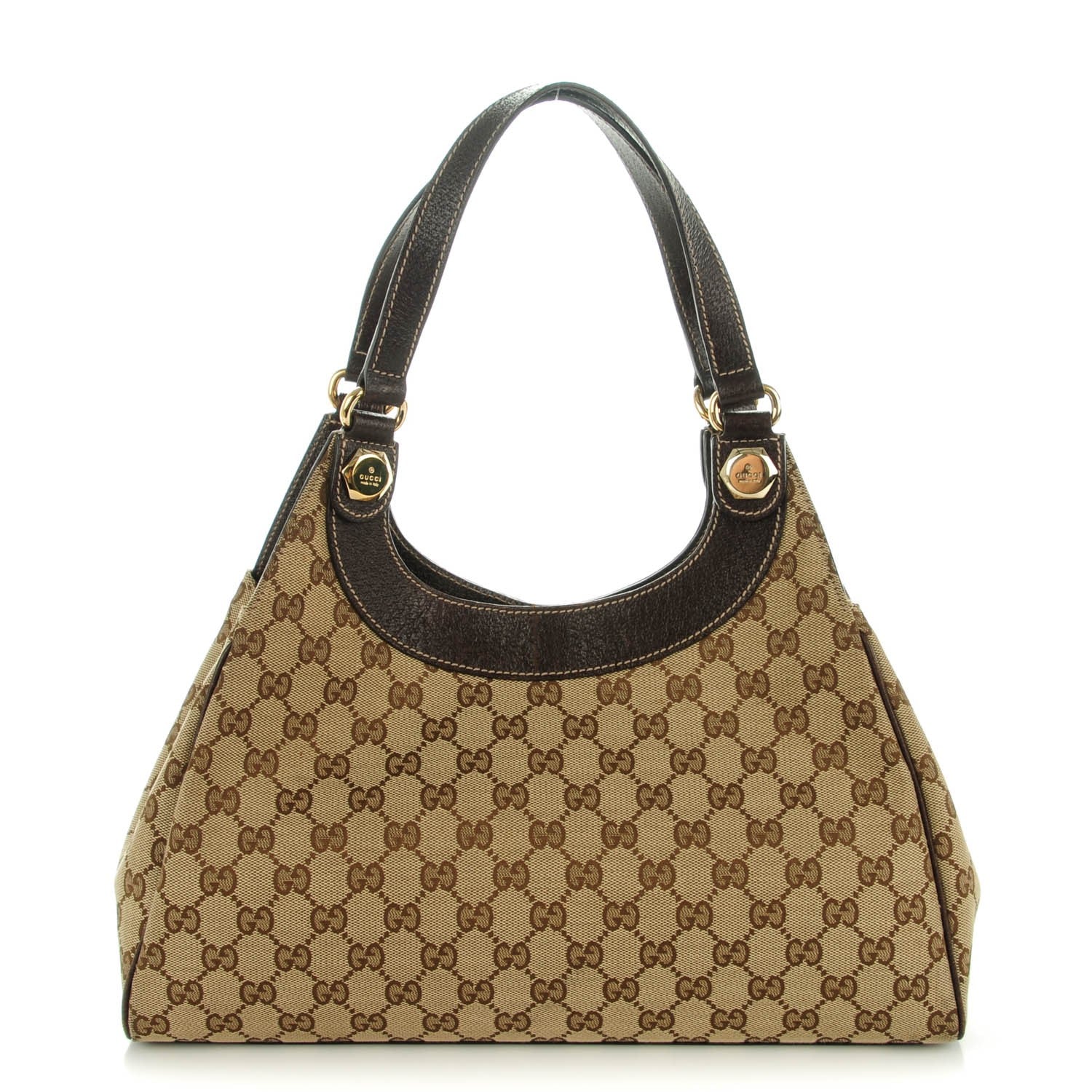 Gucci Monogram Medium Charmy Shoulder Bag Dark Brown 1 of 7