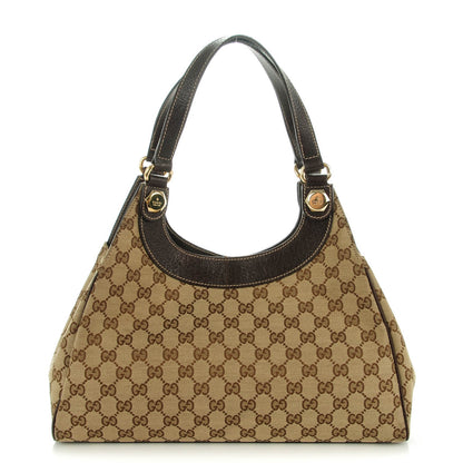 Gucci Monogram Medium Charmy Shoulder Bag Dark Brown 1 of 7