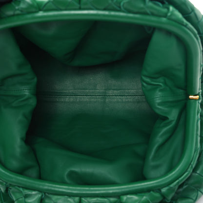 Bottega Veneta Nappa Maxi Intrecciato The Pouch Oversized Clutch Racing Green 5 of 9