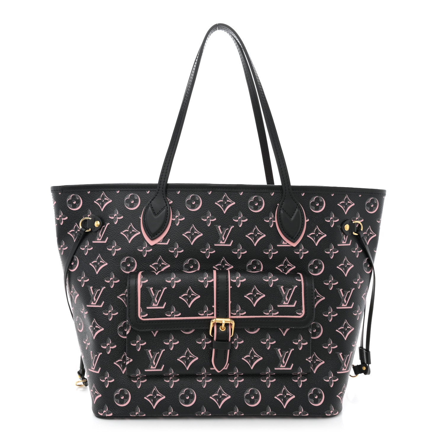 Louis Vuitton Monogram Fall For You Neverfull MM Black 1 of 11