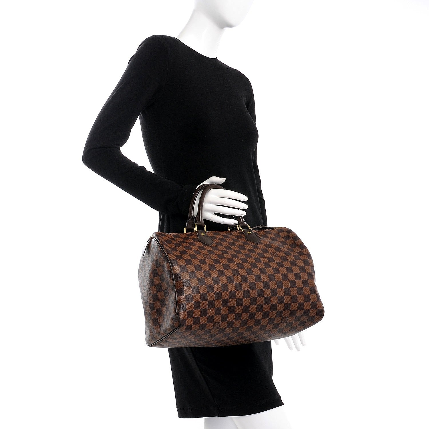 Louis Vuitton Damier Ebene Speedy 35 2 of 11