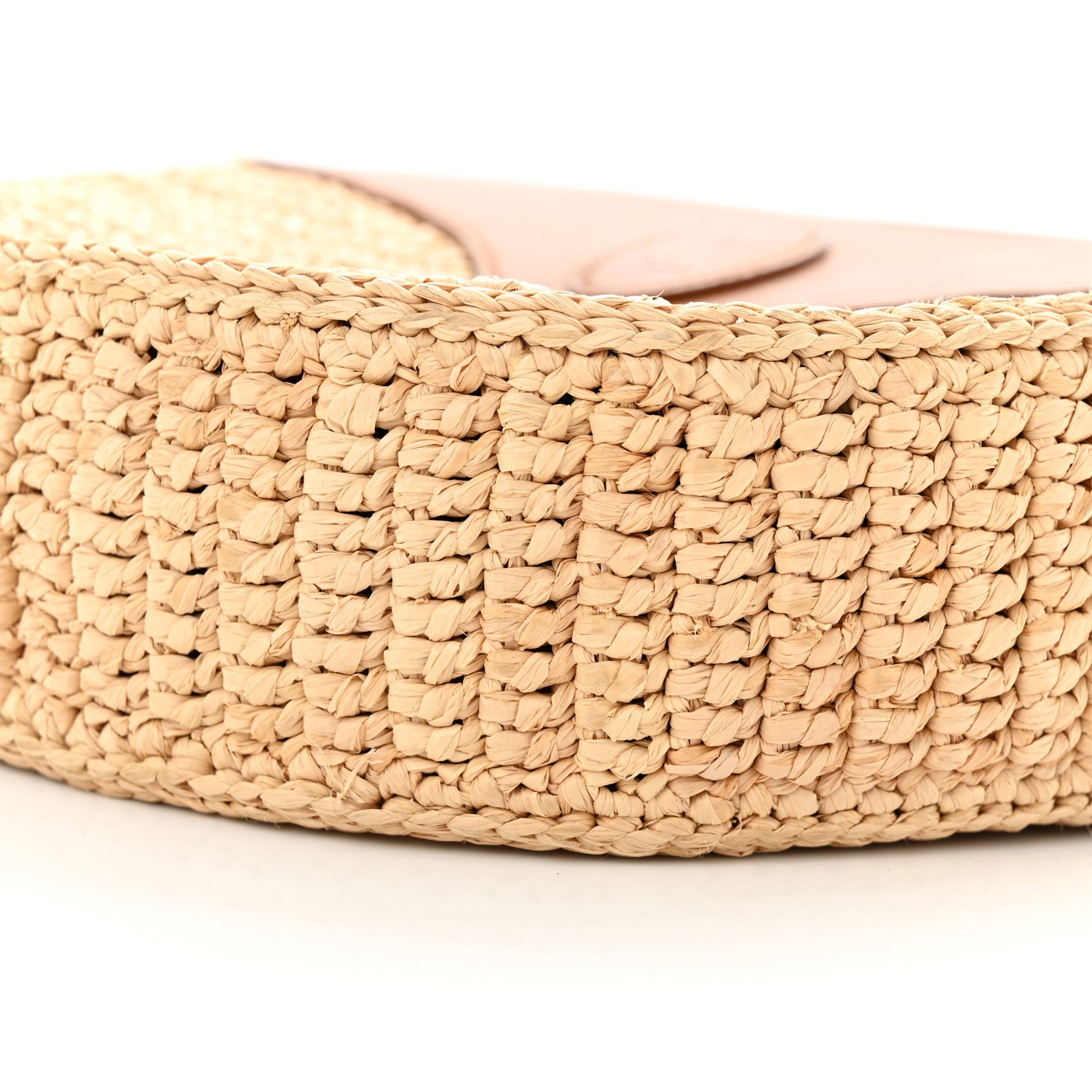Saint Laurent Raffia Calfskin Le Monogramme Coeur 10 of 10