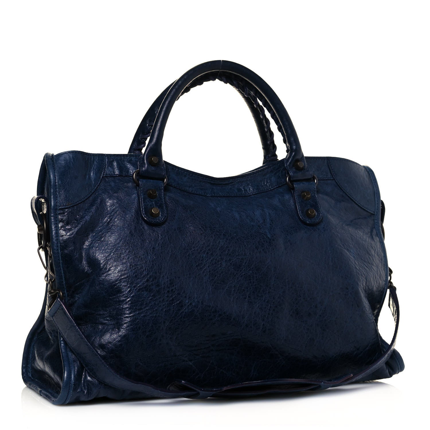 Balenciaga Agneau Classic Hardware City Marine 2 of 13