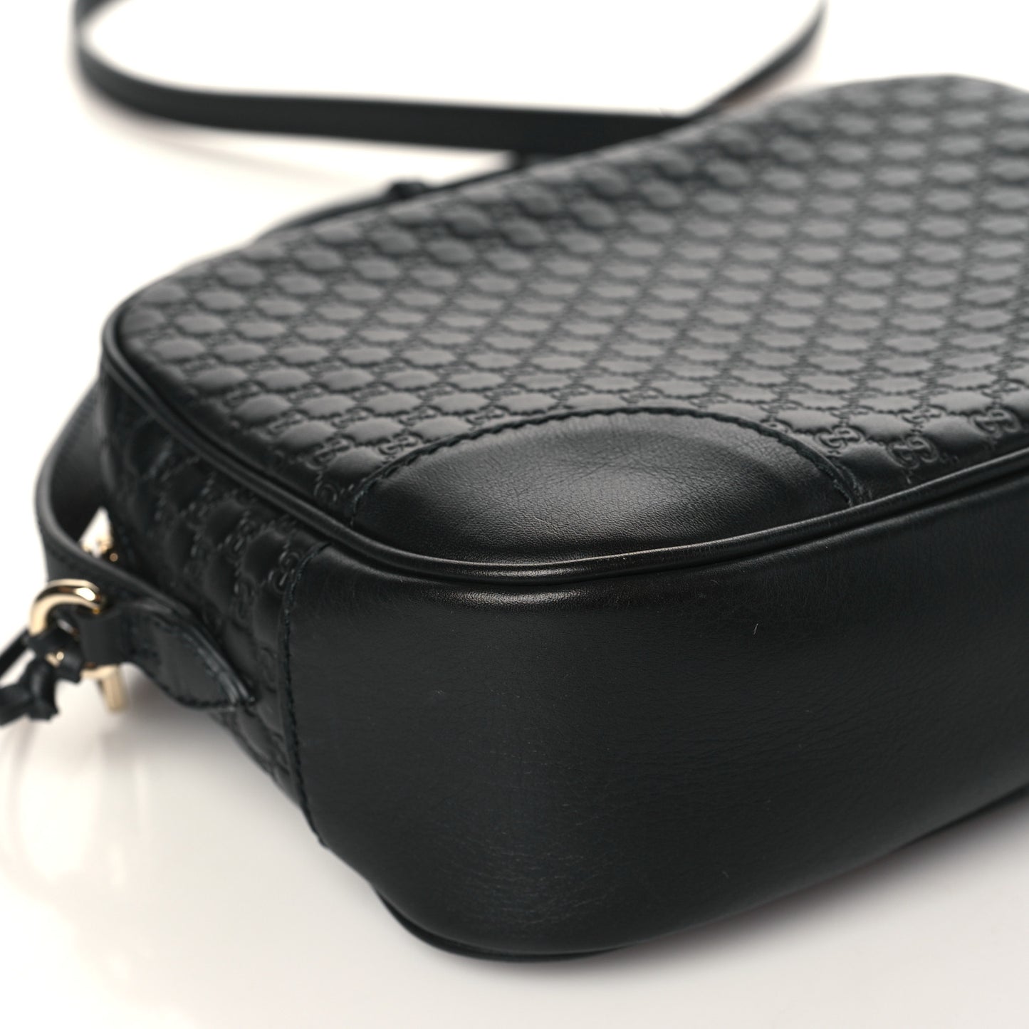 Microguccissima Mini Bree Messenger Bag Black