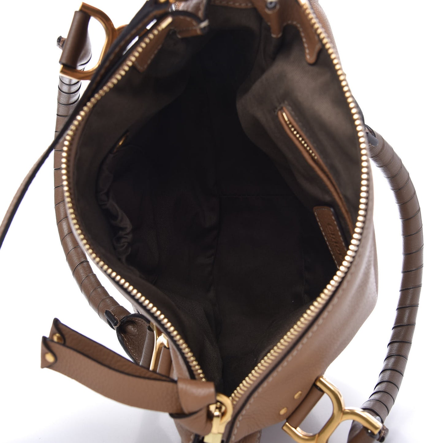 Calfskin Medium Marcie Satchel Nut