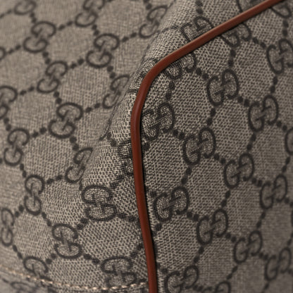 Gucci Soft GG Supreme Monogram Medium Crossbody Tote Beige Cuir 9 of 14