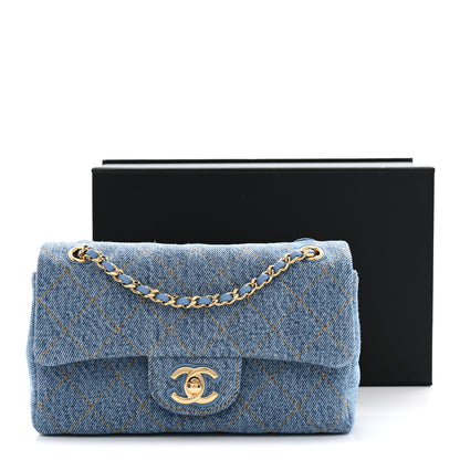 Chanel Denim Mini Souplissimo Flap Blue 11 of 11