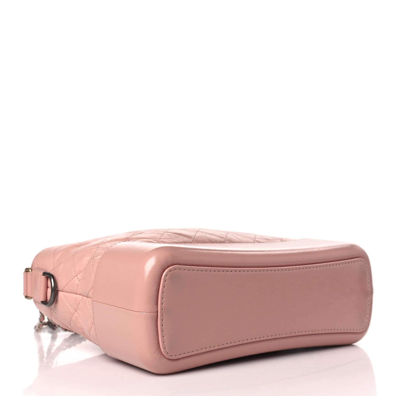 Chanel Aged Calfskin Quilted Medium Gabrielle Hobo Pink 4 of 9