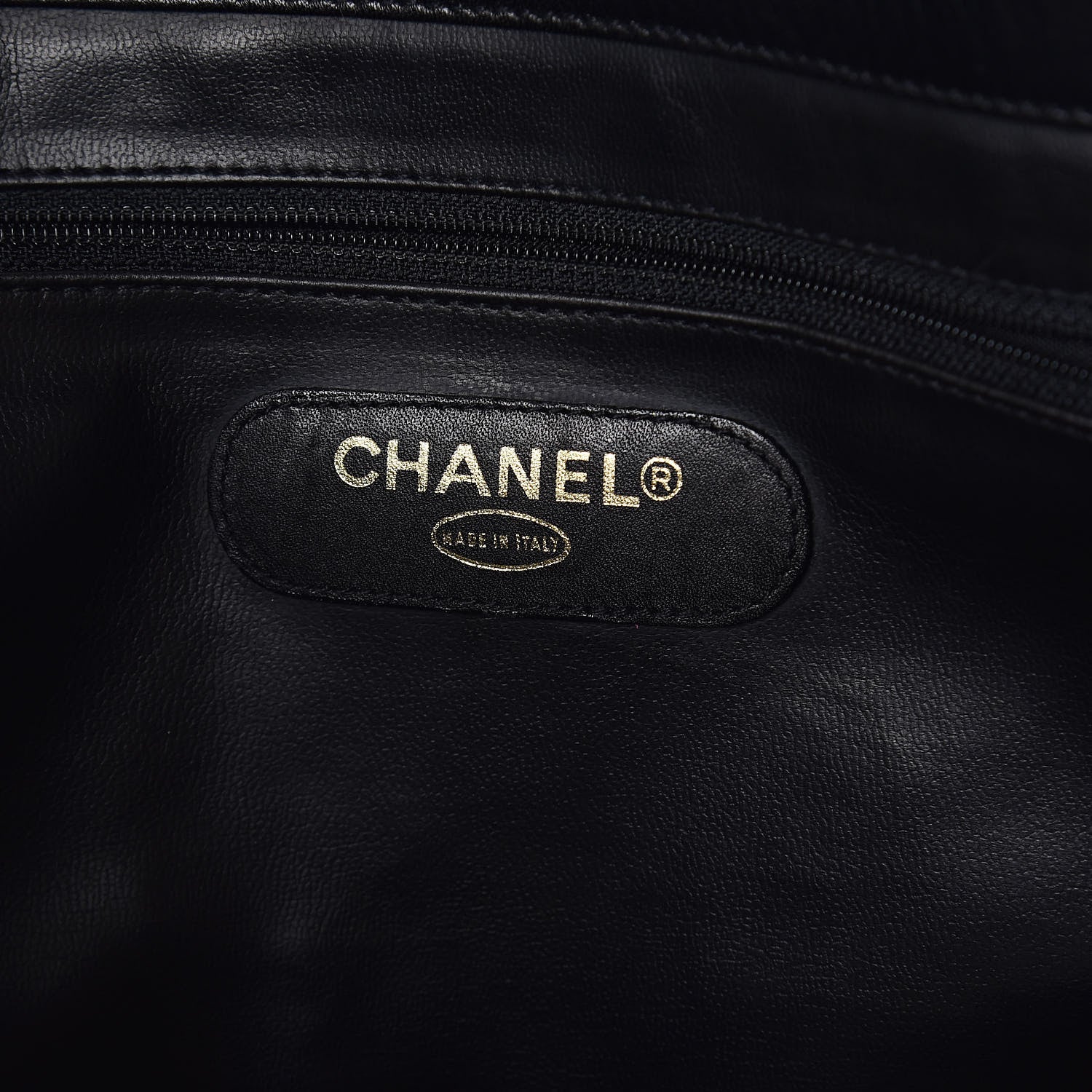 Chanel Calfskin Stitched XL Weekender Black 6 of 12