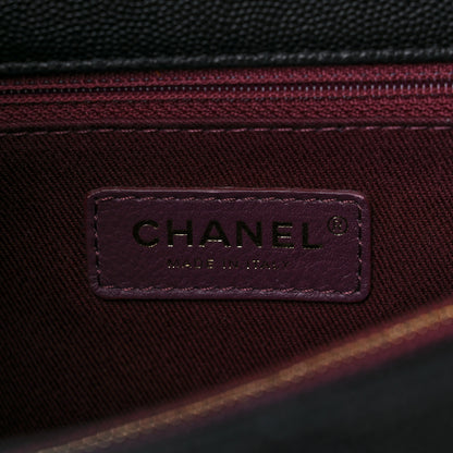 Chanel Caviar Quilted Small Coco Handle Flap Black 6 of 9
