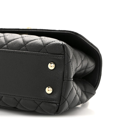Chanel Caviar Quilted Mini Coco Handle Flap Black 10 of 11