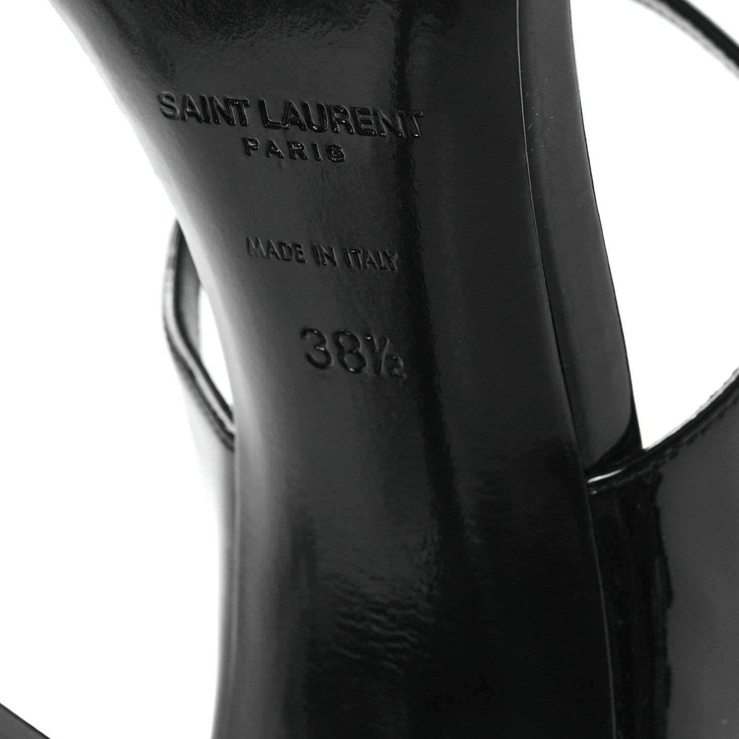 Vernice Grupy Dita 110 Sandals 38.5 Black