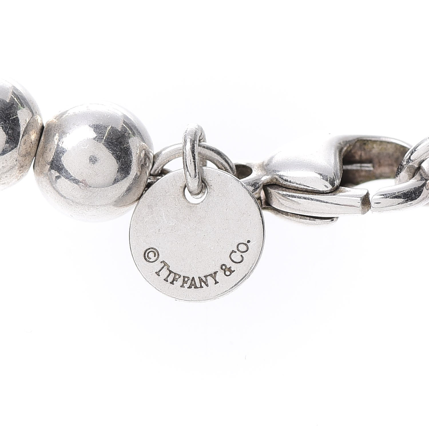 Tiffany Sterling Silver HardWear Graduated Ball Necklace 5 of 5