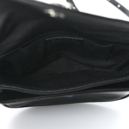 Balenciaga Calfskin Soft B Round Crossbody Bag XS Black 4 of 7