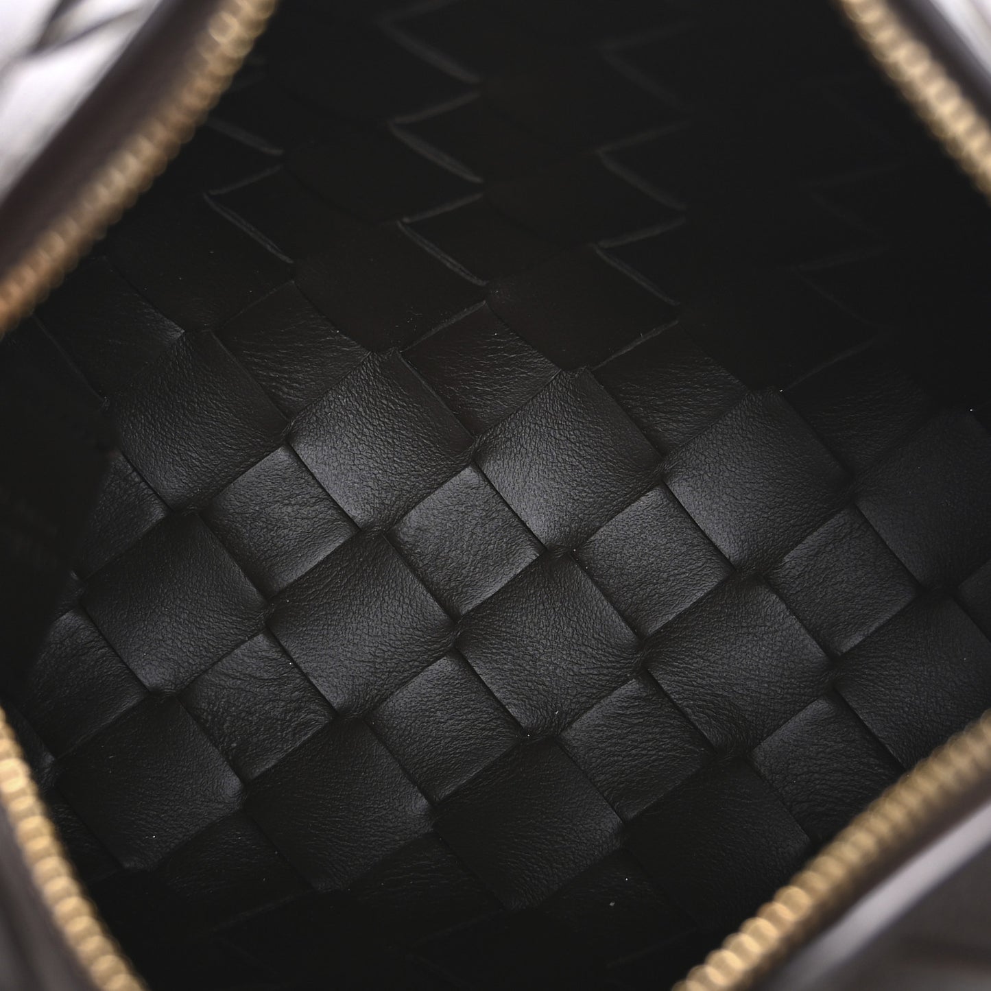 Nappa Intrecciato Mini Loop Camera Bag Light Brown