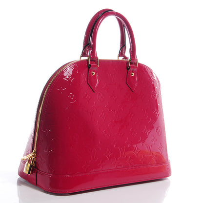 Louis Vuitton Vernis Alma MM Rose Indien 3 of 8