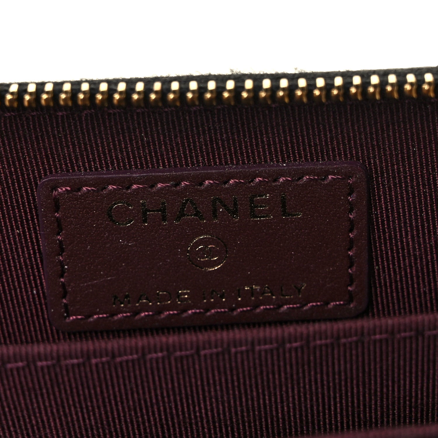 Chanel Caviar Quilted Zip Coin Purse Black 6 of 9