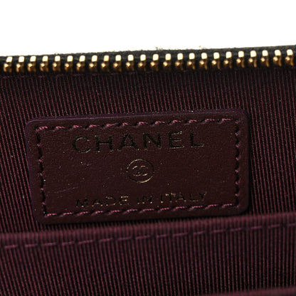 Chanel Caviar Quilted Zip Coin Purse Black 6 of 9