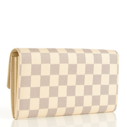 Louis Vuitton Damier Azur Sarah Wallet 3 of 7