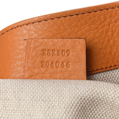 Gucci Pebbled Calfskin Medium Soho Shoulder Bag Curcuma 7 of 12