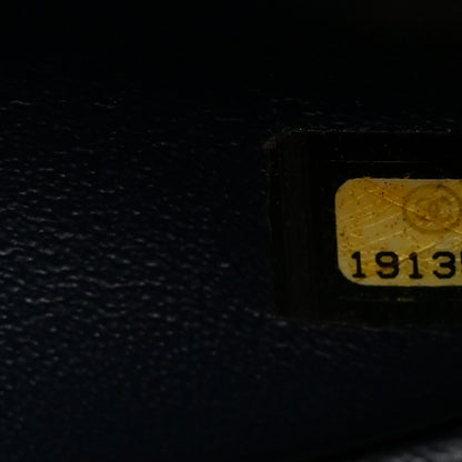 Chanel Patent Quilted Jumbo Double Flap Navy 7 of 11