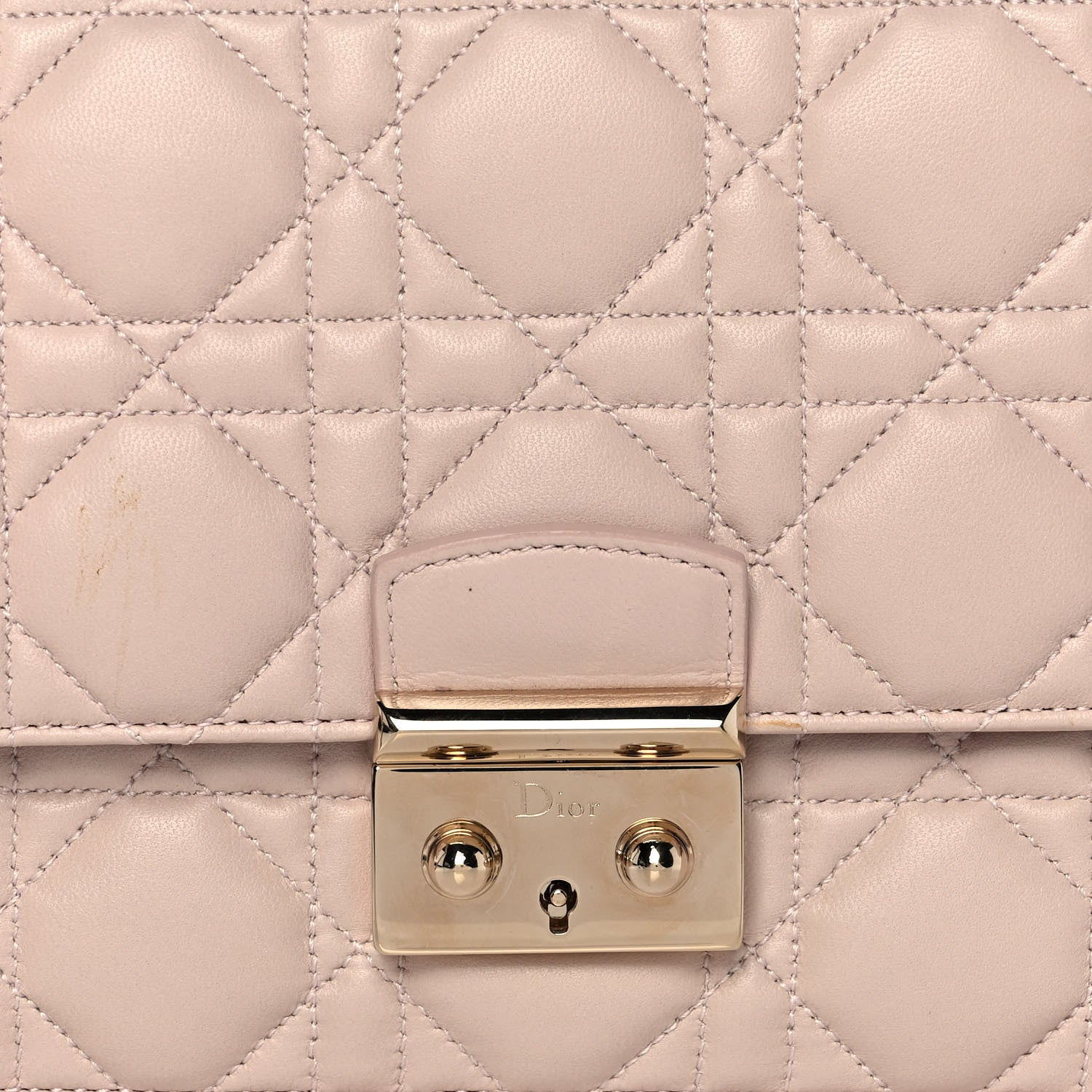 Christian Dior Lambskin Cannage Miss Dior Promenade Pouch Rose Poudre 9 of 12