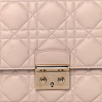 Christian Dior Lambskin Cannage Miss Dior Promenade Pouch Rose Poudre 9 of 12