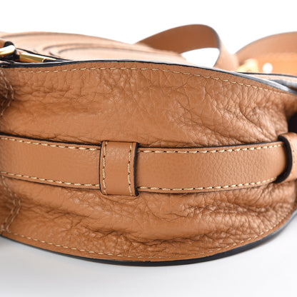 Chloe Calfskin Mini Marcie Round Crossbody Bag Autumnal Brown 6 of 10