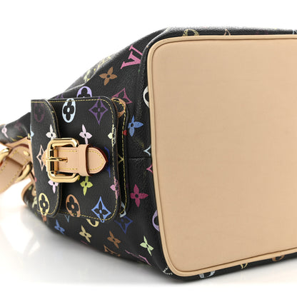 Louis Vuitton Monogram Multicolor Petit Noe Black 8 of 10