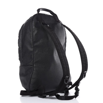 Gucci Coated Canvas Interlocking G Travel Backpack Black 3 of 12