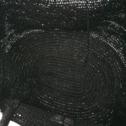 The Row THE ROW Raffia Oregon Bag Black 5 of 8