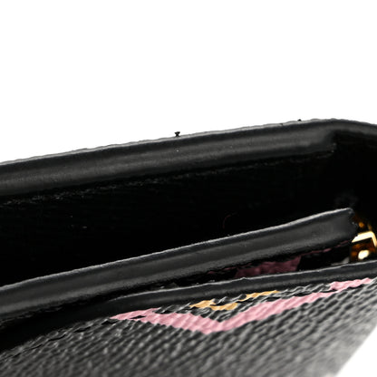 Louis Vuitton Monogram Giant Wild At Heart Rosalie Coin Purse Black 15 of 18