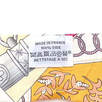 Hermes Silk Cliquetis Twilly Bouton D'Or Mauve 3 of 3