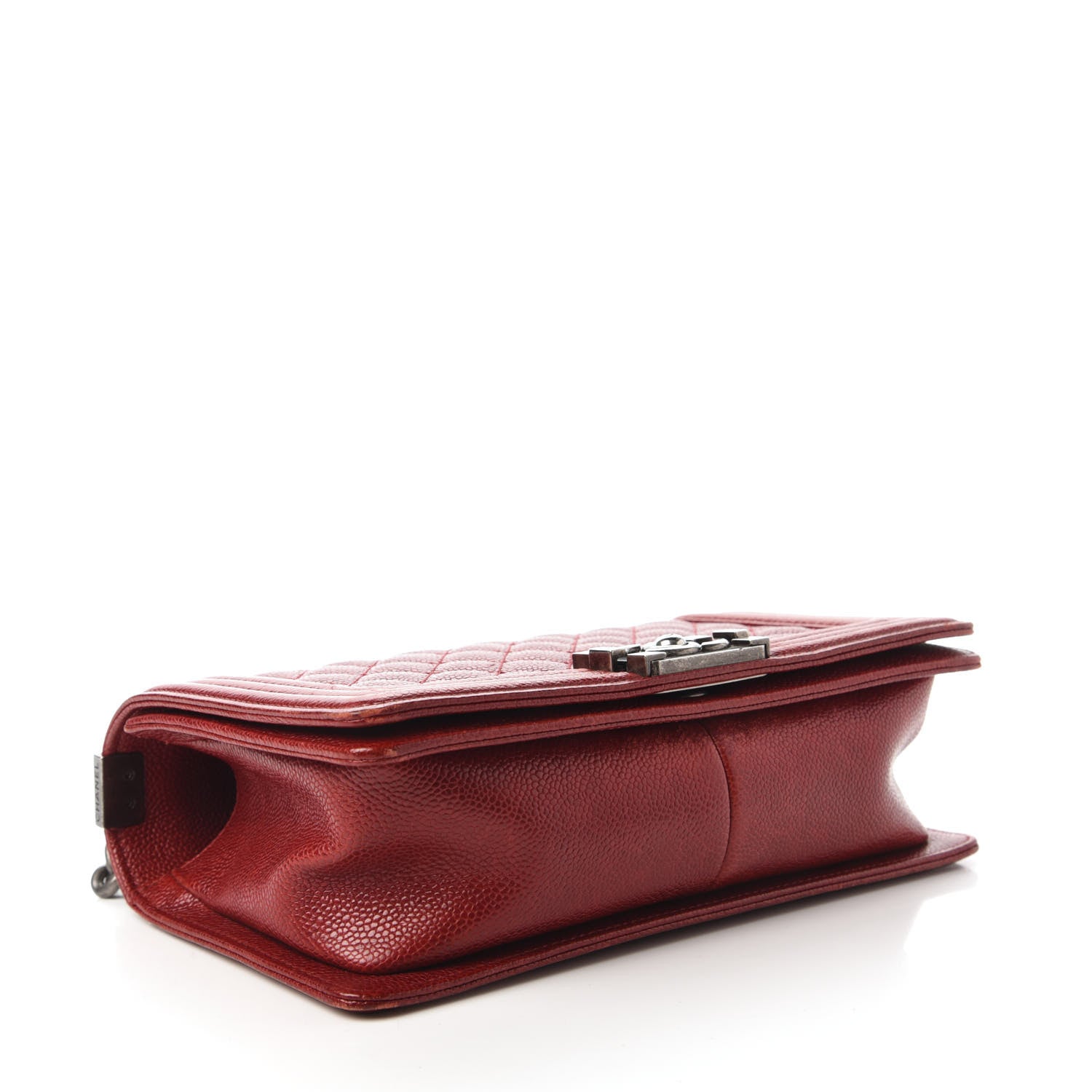 Chanel Caviar Quilted Medium Boy Flap Red 4 of 14