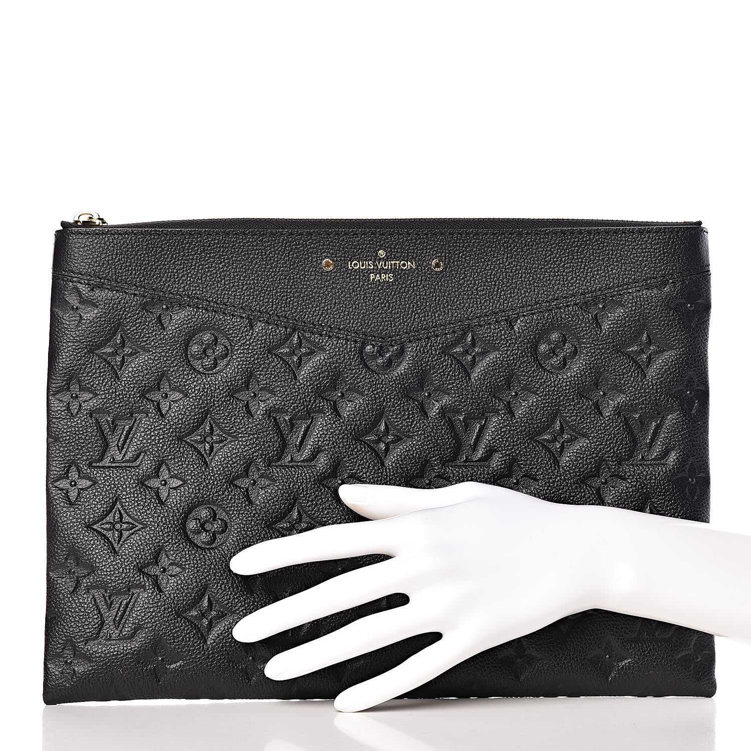 Louis Vuitton Empreinte Daily Pouch Black 2 of 7