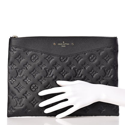 Louis Vuitton Empreinte Daily Pouch Black 2 of 7