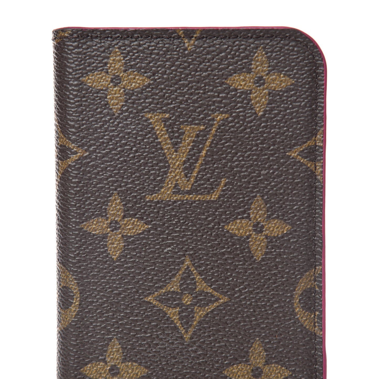 Monogram iPhone X Folio Case Rose Pop