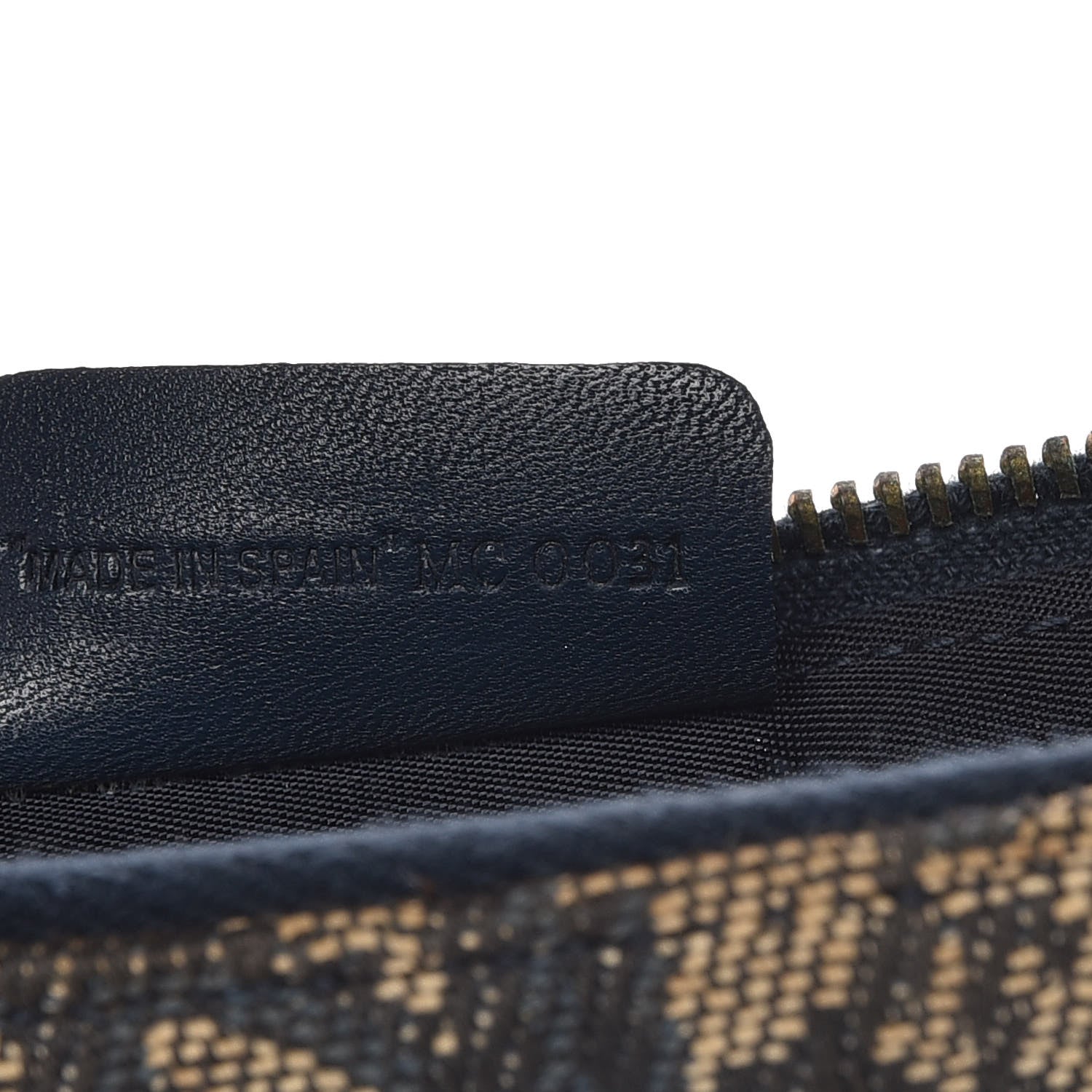 Christian Dior Monogram Mini Saddle Pochette Navy 7 of 8