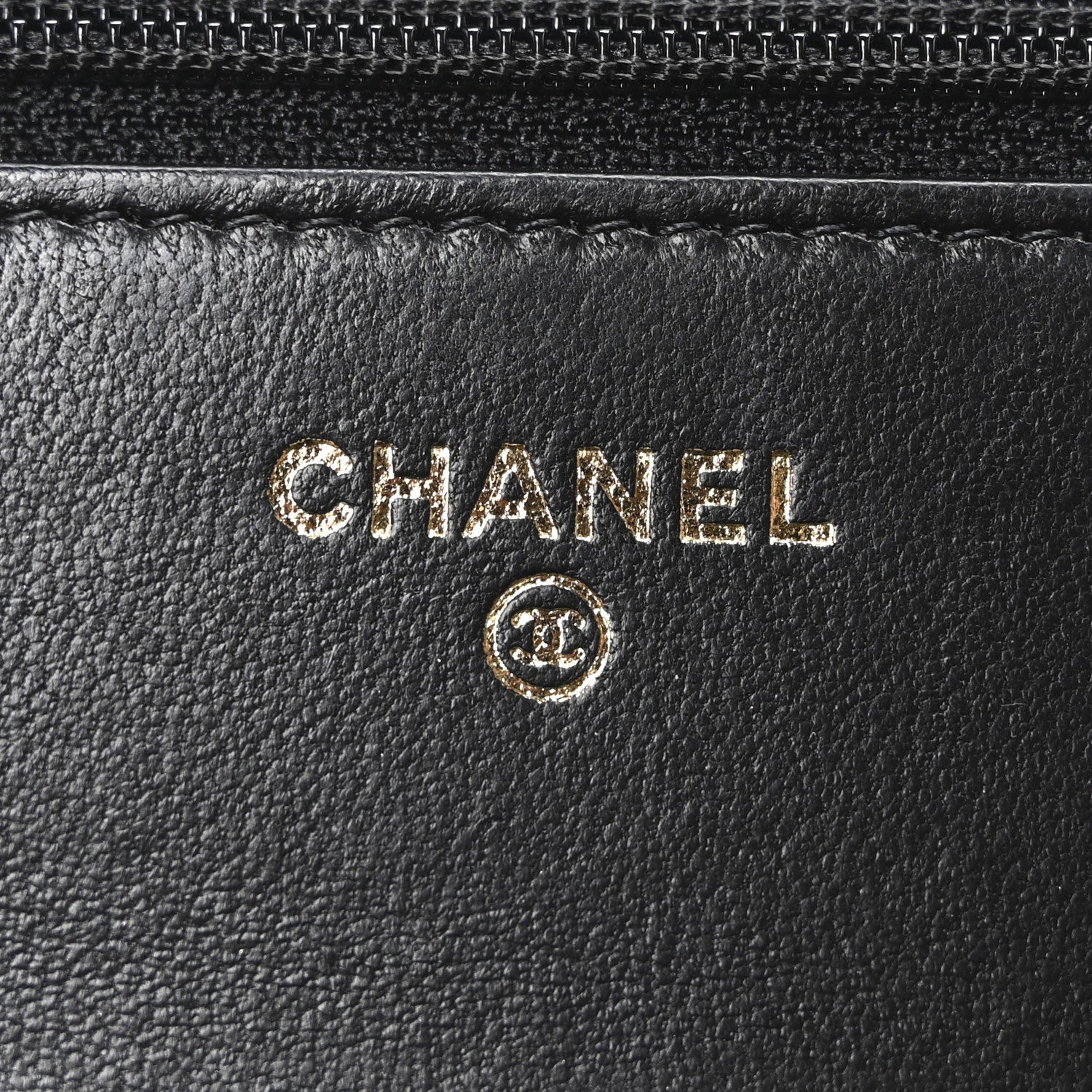 Chanel Lambskin Quilted Golden Class Wallet on Chain WOC Black 6 of 10