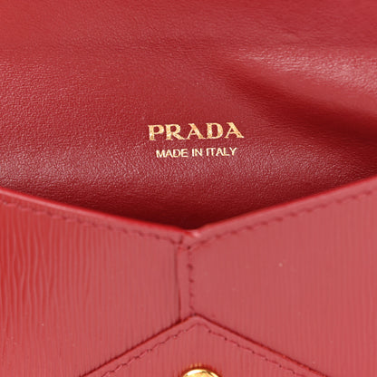 Prada Vitello Move Envelope Wallet Rubino 6 of 9