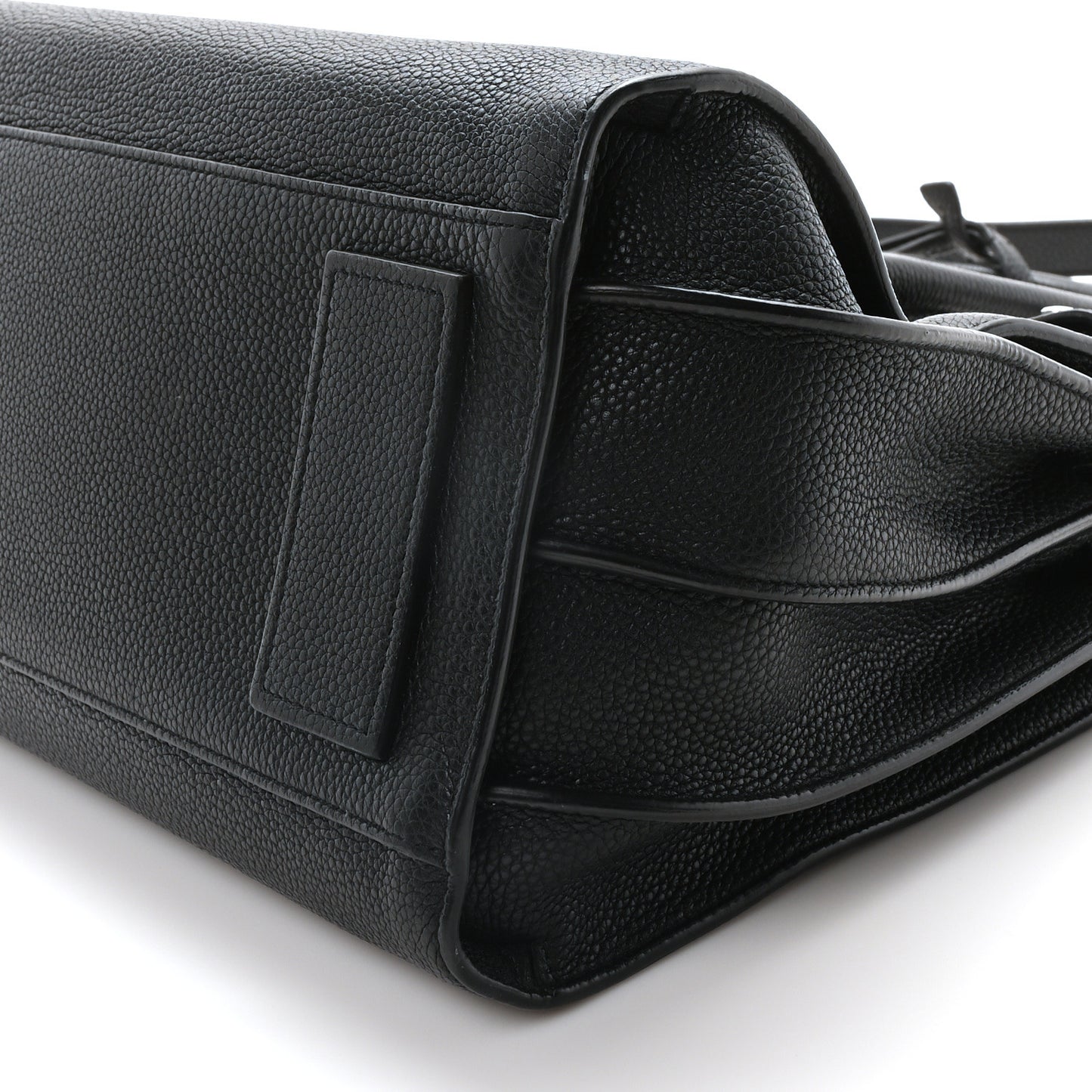 Grained Calfskin Small Supple Sac De Jour Black