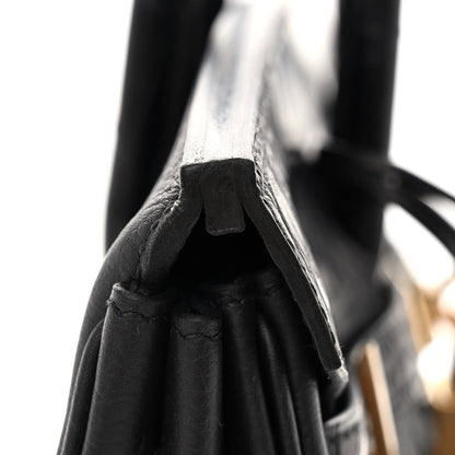 Hermes Togo Matte Alligator Birkin Touch 25 Black 12 of 13
