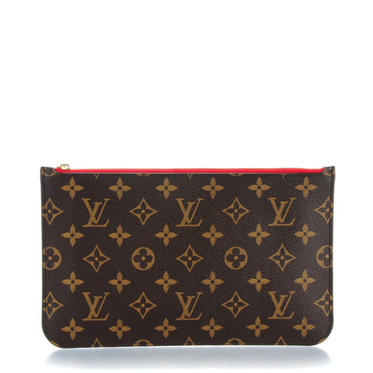 Louis Vuitton Monogram Neverfull MM GM Pochette Cherry 1 of 7