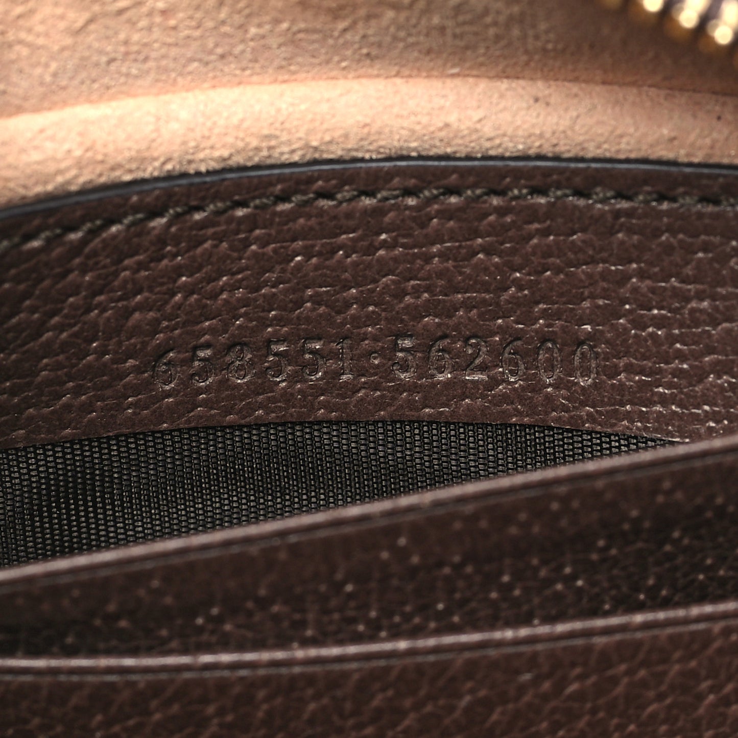 GG Supreme Monogram Textured Calfskin Web Mini Ophidia Half Moon Hobo Beige Ebony New Acero