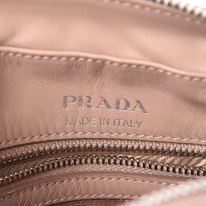 Prada Soft Calfskin Diagramme Crossbody Bag Cipria 6 of 10