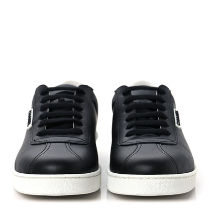 Chanel Calfskin CC Mens Uniform Sneakers 43 Black 3 of 8